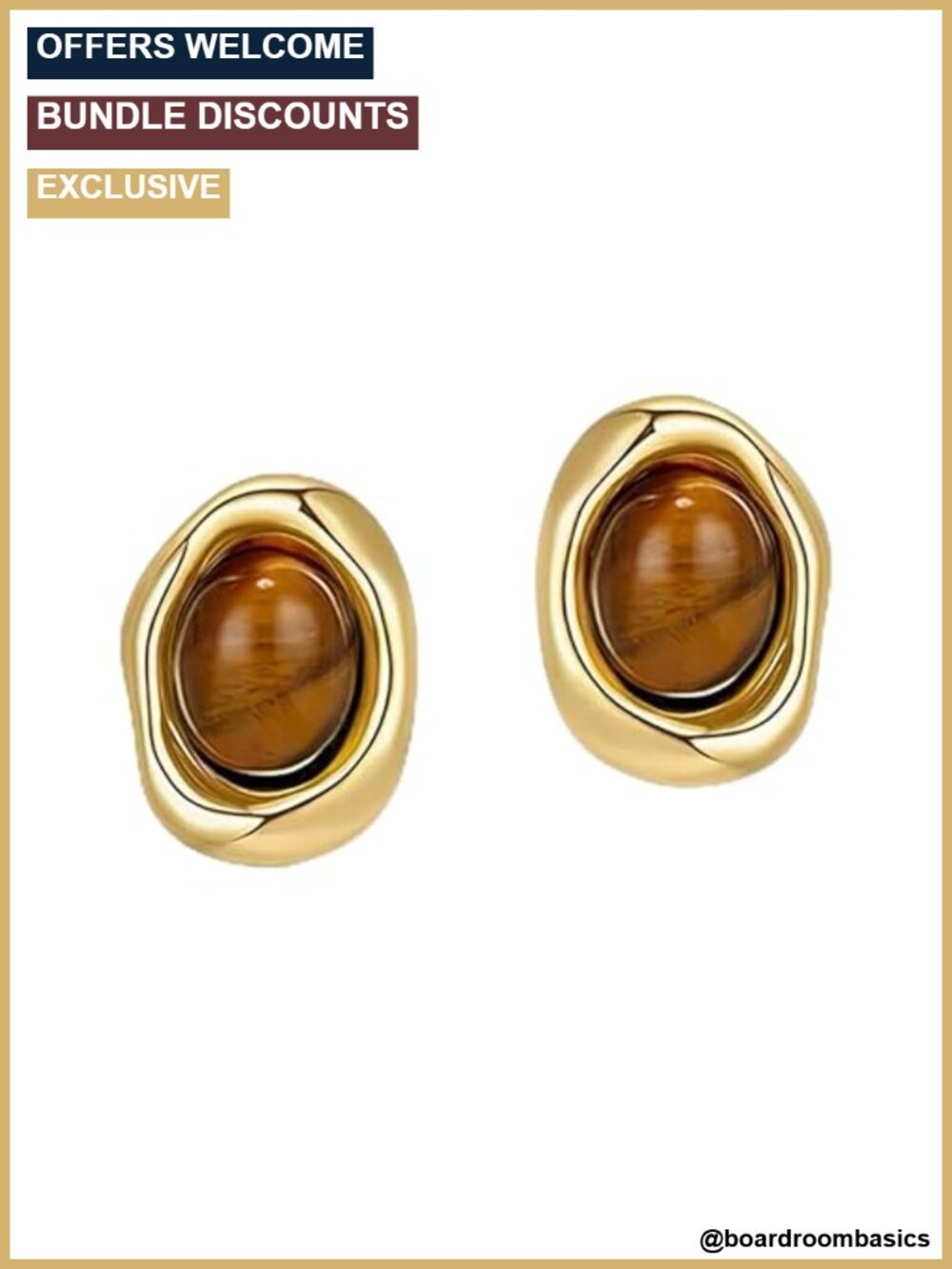Gold Plated Chunky Knot Geometric Drop Dangle Stud Earrings Women Jewelry
